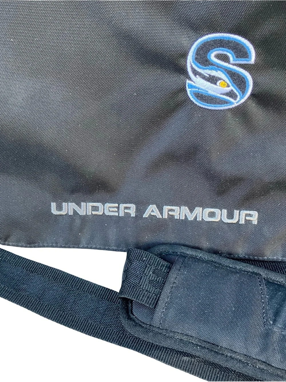 Under Armour Storm Messenger Bag Briefcase Crossbody Laptop Coach’s Black Logo